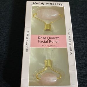 Mei Apothecary Facial Roller Massager Rose Quartz